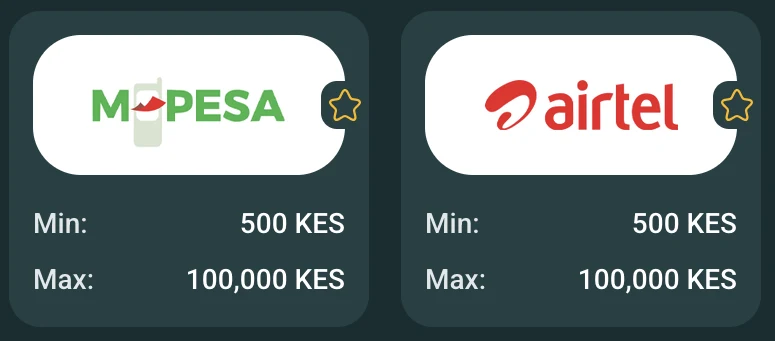 CaptainsBet Kenya M-Pesa and Airtel Money withdrawal limits