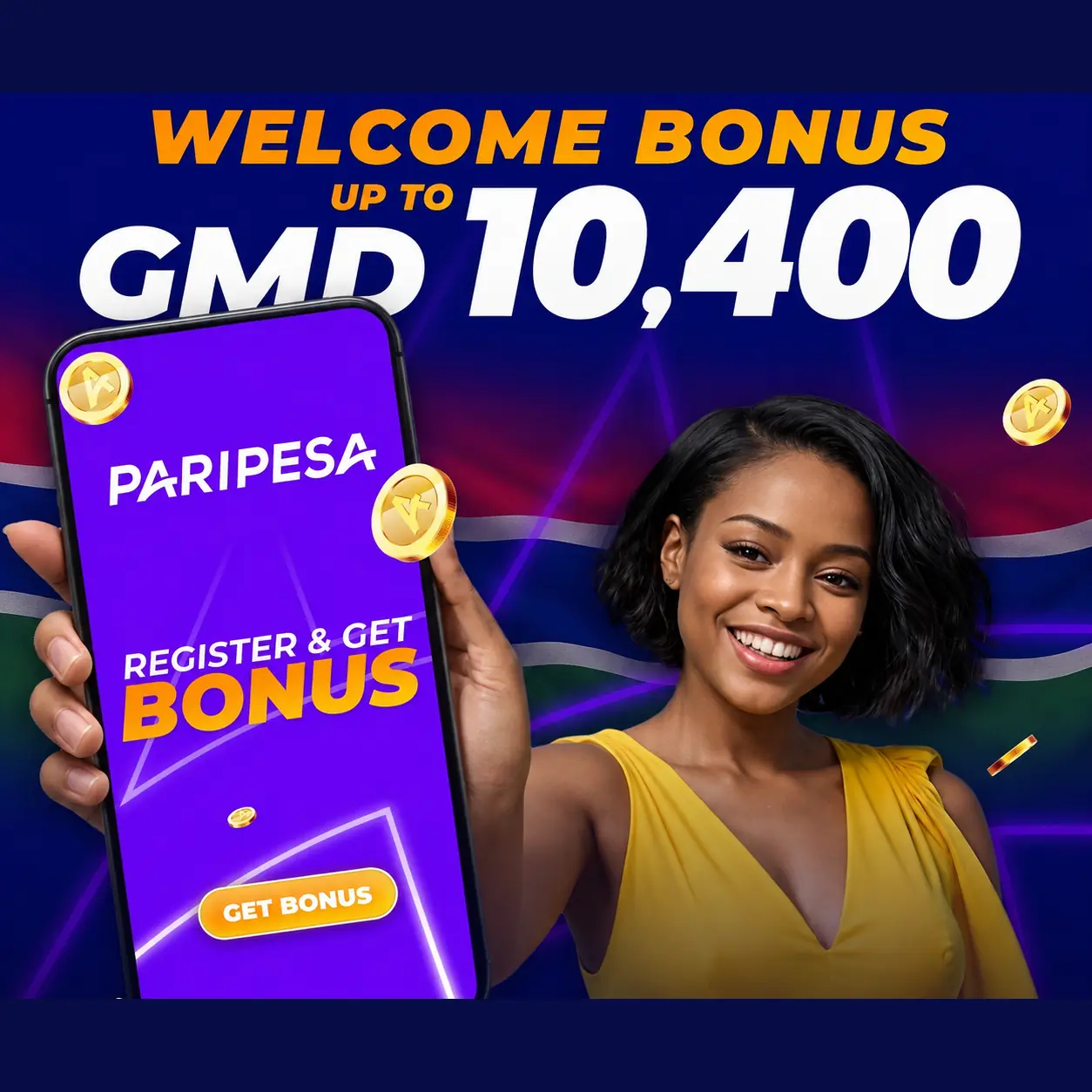 PariPesa Gambia welcome offer